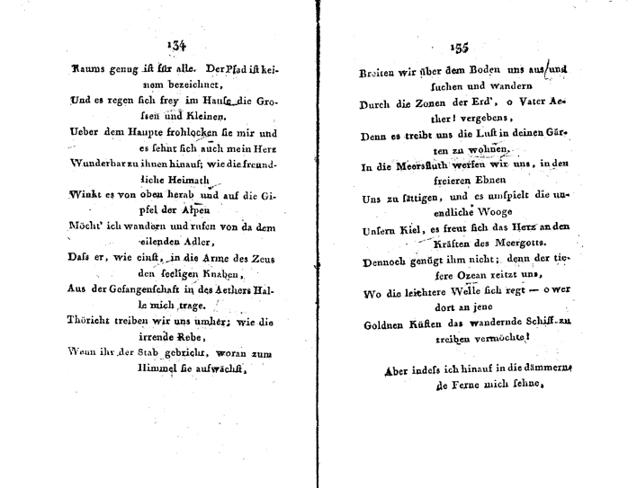 schiller musenalmanach 1798 - p 134/135