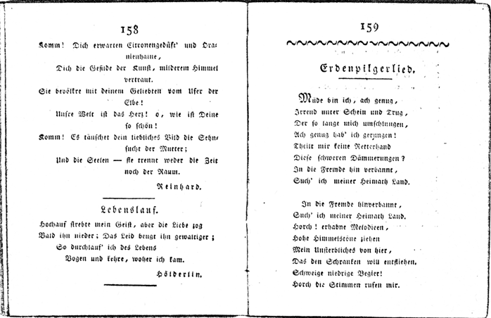 neuffer taschenbuch 1799 - p 158/159