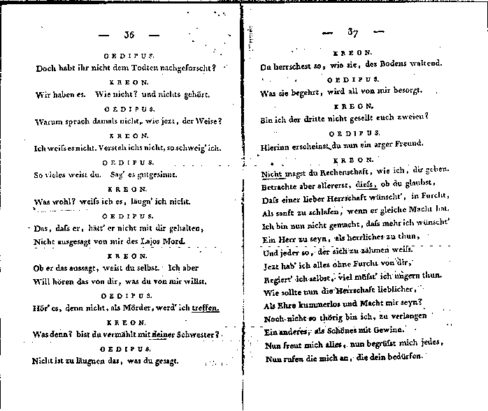 oedipus der tyrann - p 36/37