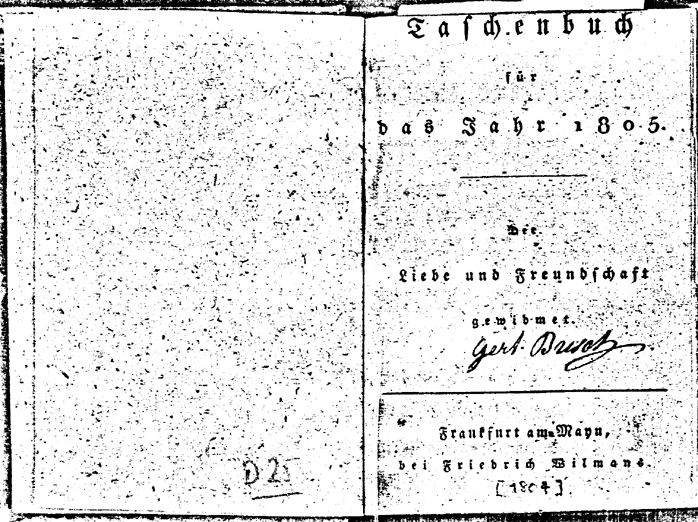 wilmans taschenbuch 1805 - bandtitel
