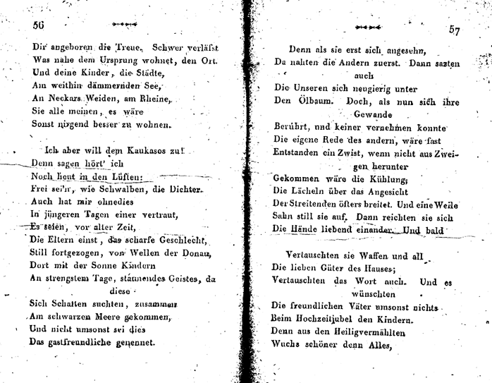 seckendorf musenalmanach 1807 - p 56/57