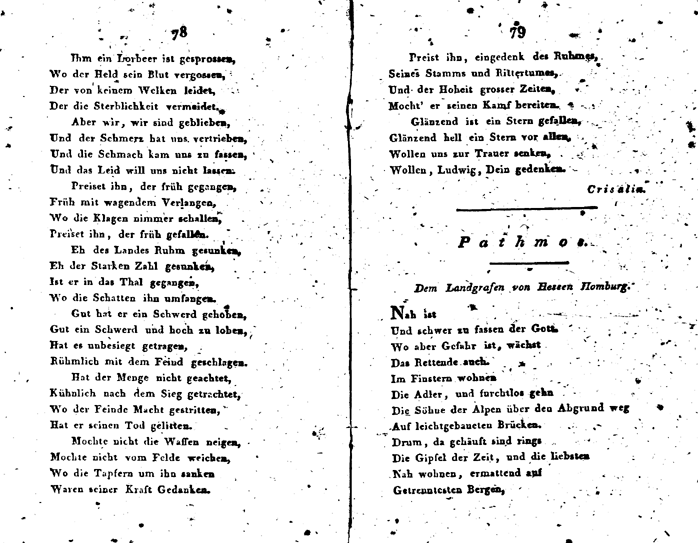 seckendorf musenalmanach 1808 - p 78/79