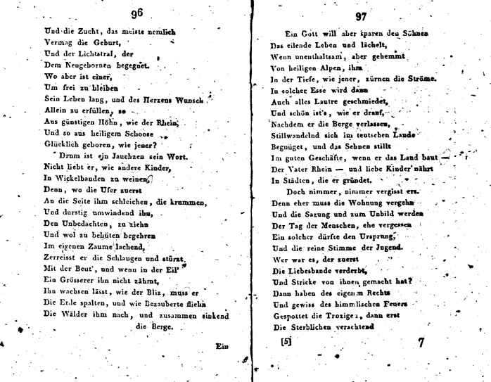 seckendorf musenalmanach 1808 - p 96/97