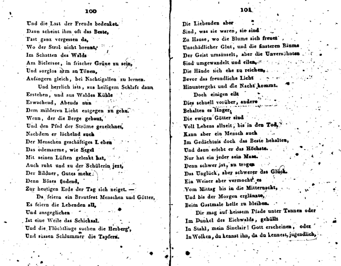 seckendorf musenalmanach 1808 - p 100/101