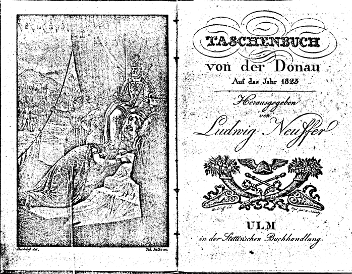 neuffer taschenbuch 1825 - bandtitel