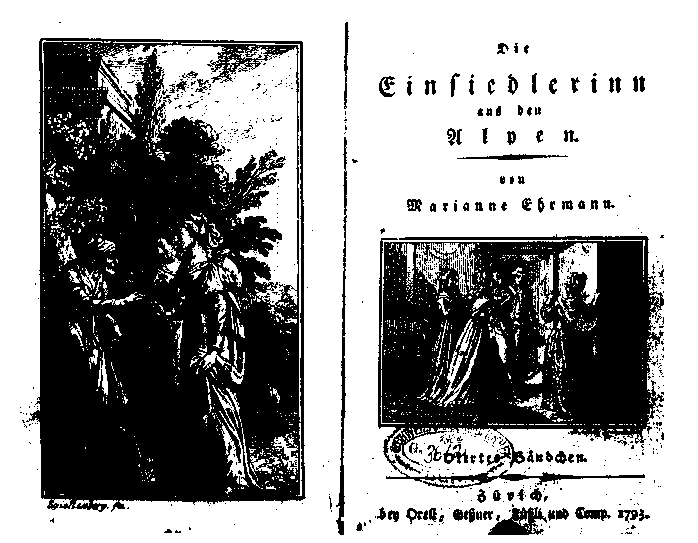 die einsiedlerinn aus den alpen 1793 - bandtitel