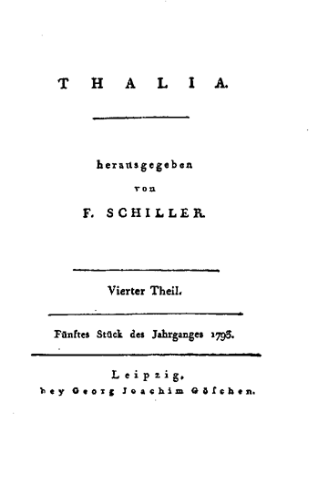 thalia 1793 fuenftes stueck - hefttitel