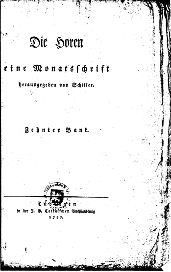 die horen sechstes stueck - bandtitel