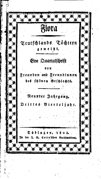 flora 1801 - bandtitel