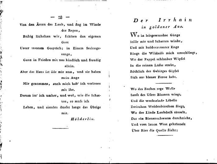 vermehren musen-almanach 1802 - p 38/39