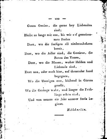 vermehren musen-almanach 1803 - p 100