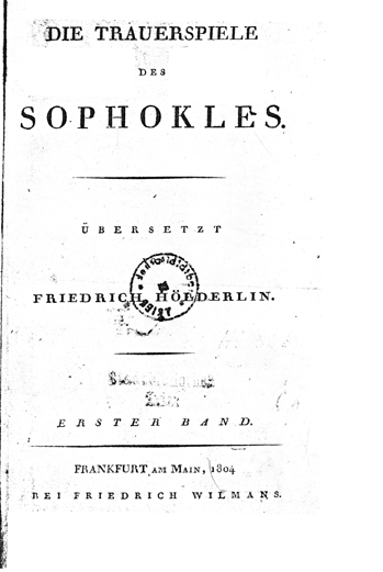 oedipus der tyrann - titel 1