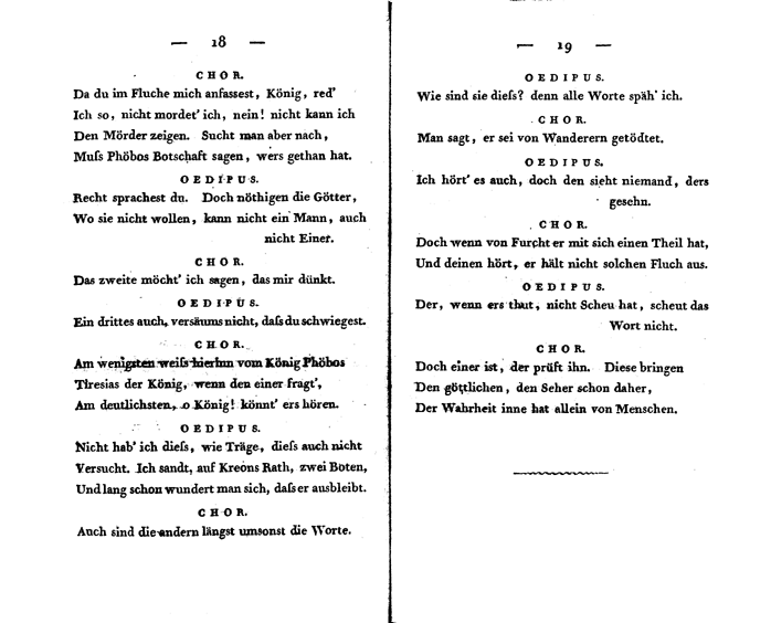 oedipus der tyrann - p 18/19