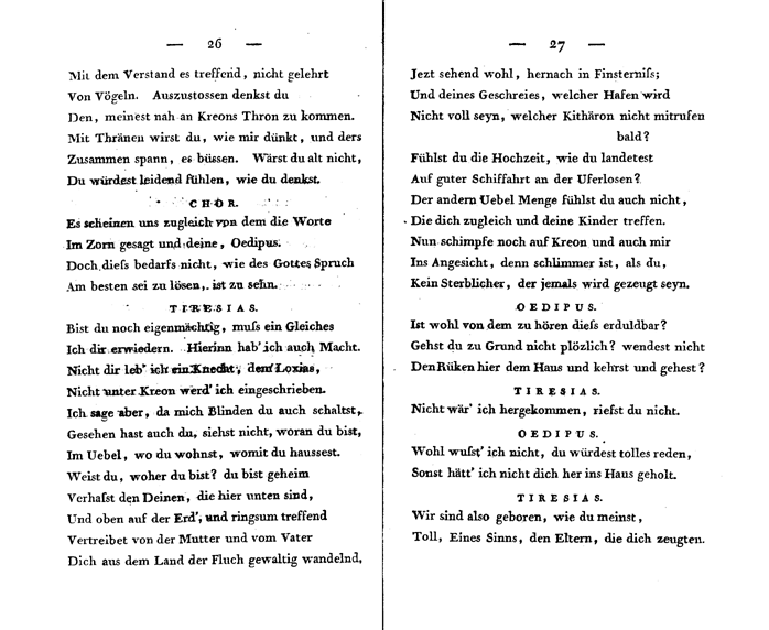 oedipus der tyrann - p 26/27