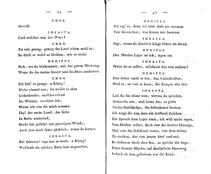 oedipus der tyrann - p 44/45