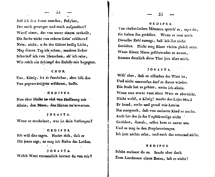 oedipus der tyrann - p 52/53