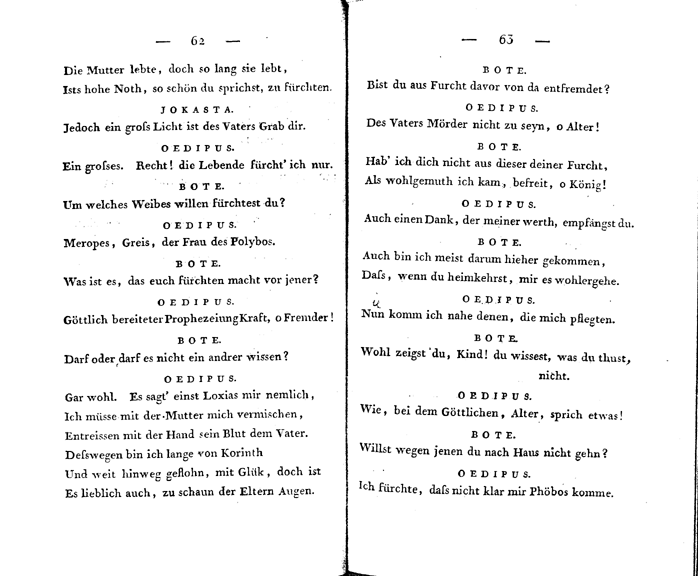 oedipus der tyrann - p 62/63