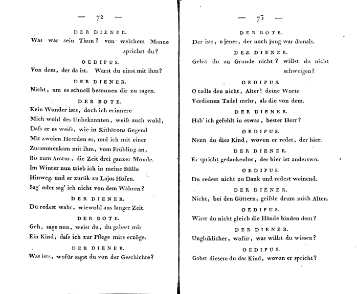 oedipus der tyrann - p 72/73