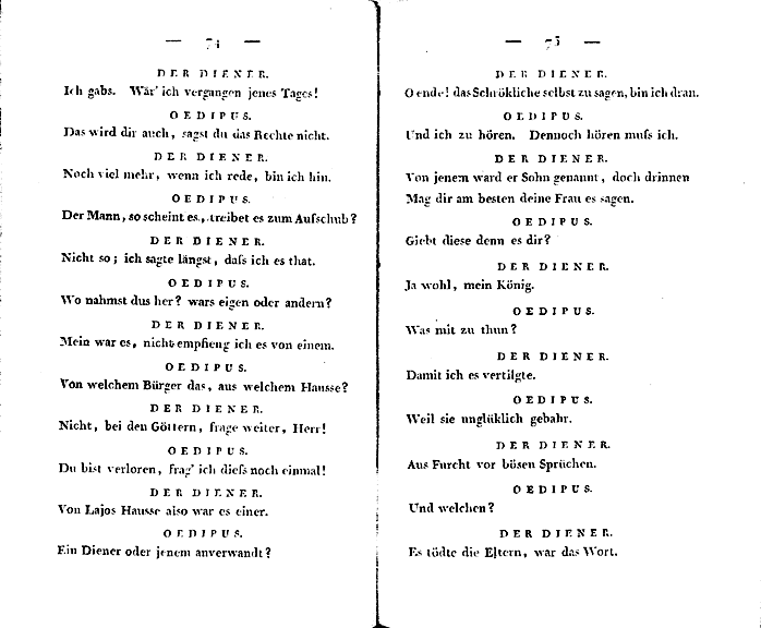oedipus der tyrann - p 74/75