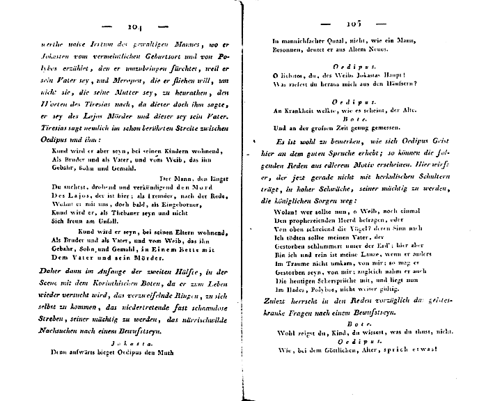 oedipus der tyrann - p 104/105