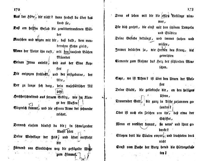 huber vierteljaehrliche unterhaltungen 1804 - p 172/173