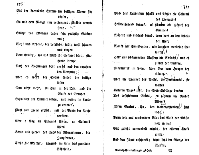 huber vierteljaehrliche unterhaltungen 1804 - p 176/177