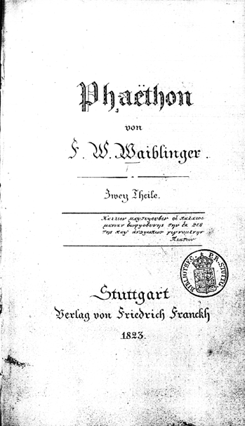 phaethon - bandtitel